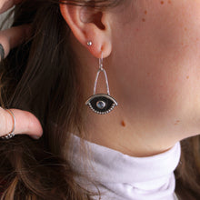 Load image into Gallery viewer, Spirit Eye Earrings (Tanzanite)