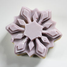 Load image into Gallery viewer, Lavender Snowflake Soap