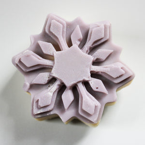 Lavender Snowflake Soap