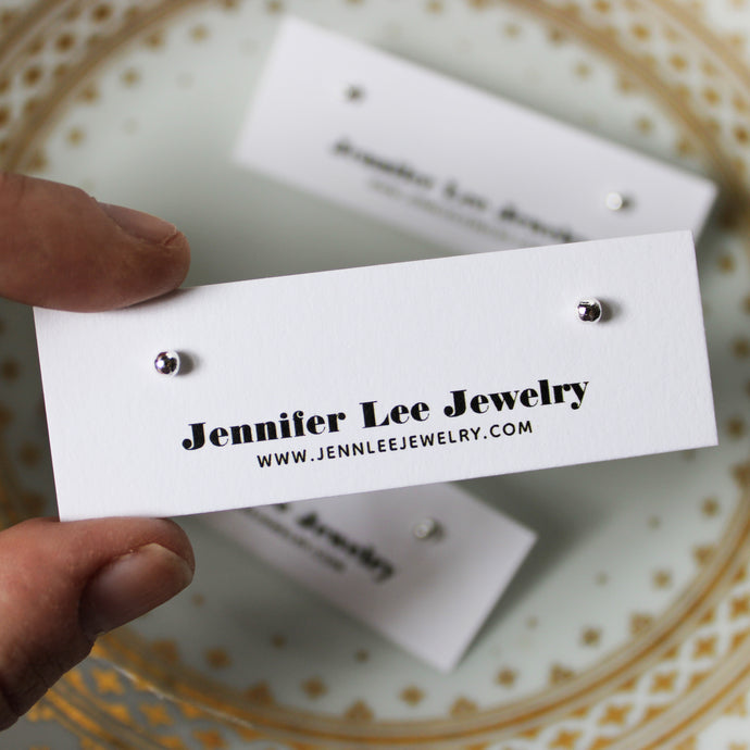 Silver Bead Studs
