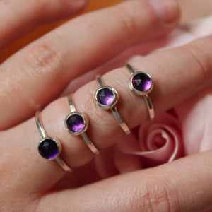 Amethyst Stacker (size 7)