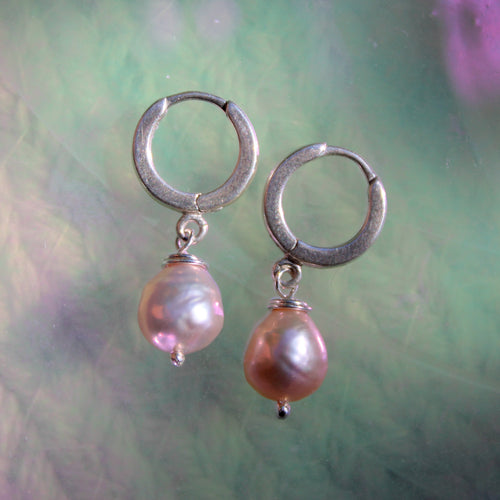 Pearl Hoops