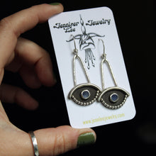 Load image into Gallery viewer, Spirit Eye Earrings (Tanzanite)