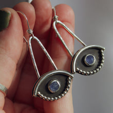 Load image into Gallery viewer, Spirit Eye Earrings (Tanzanite)