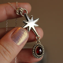 Load image into Gallery viewer, Birthstone Birth Star (Garnet)