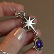 Load image into Gallery viewer, Birthstone Birth Star (Amethyst)