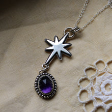 Load image into Gallery viewer, Birthstone Birth Star (Amethyst)