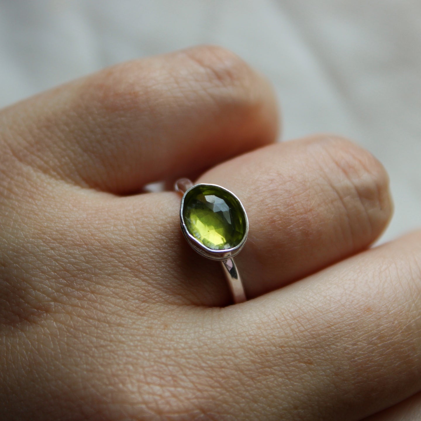 Peridot Ring 1 (made to order)