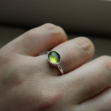 Load image into Gallery viewer, Peridot Ring 1 (made to order)