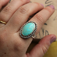 Load image into Gallery viewer, Turquoise Ring 1 (size 7.5)